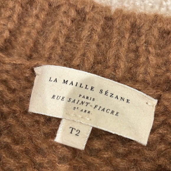 Sezane Alpaca Wool Cardigan S - Picture 2 of 2